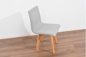 中古　美品　杉工場　木と風シリーズ　メープル材　直線的なデザインが美しいデスク・チェア・デスクワゴンの3点セット　定価約15万円　(R-085660)