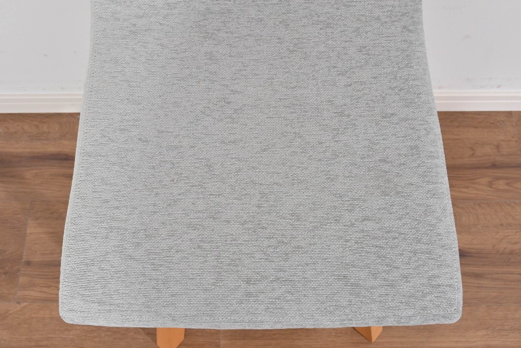 中古　美品　杉工場　木と風シリーズ　メープル材　直線的なデザインが美しいデスク・チェア・デスクワゴンの3点セット　定価約15万円　(R-085660)