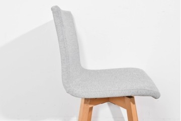 中古　美品　杉工場　木と風シリーズ　メープル材　直線的なデザインが美しいデスク・チェア・デスクワゴンの3点セット　定価約15万円　(R-085660)