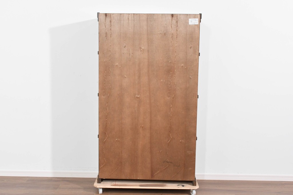 中古　美品　三越家具(現カントリーハウス)　Brugge(ブルージュ)　フラップ扉の4段ブックケース　(R-085663)