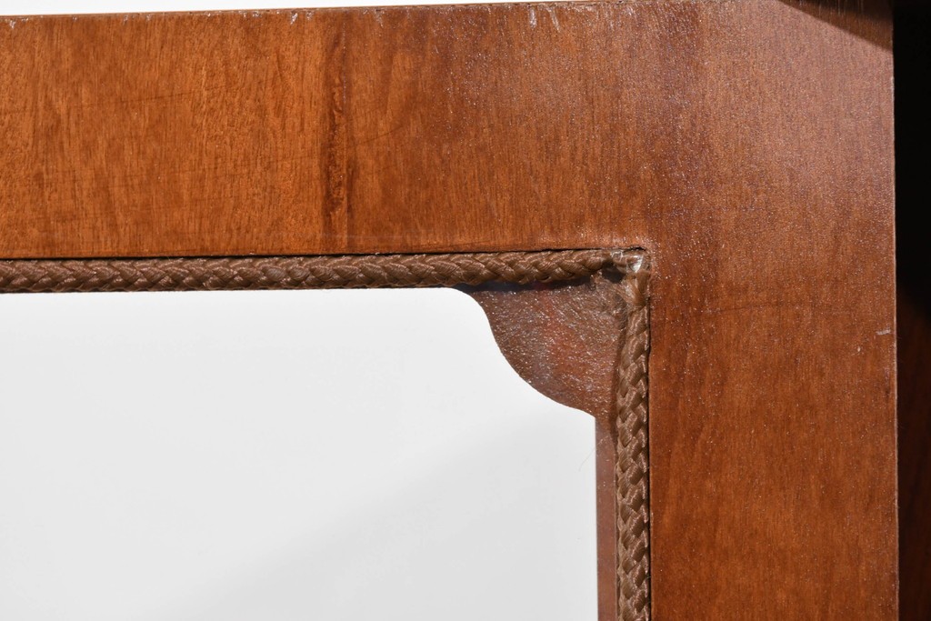 中古　希少!!　イタリア家具　Italia Bútor　ガラス扉の造形が美しいテレビボード　(R-085664)