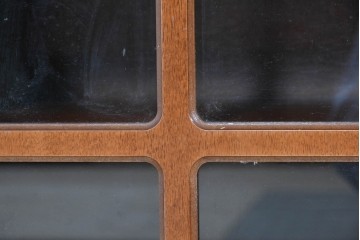 中古　希少!!　イタリア家具　Italia Bútor　ガラス扉の造形が美しいテレビボード　(R-085664)