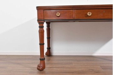 中古　美品　アメリカ　最高級　希少デザイン　Baker(ベーカー社)　優雅なエンパイア様式のデスク　(R-085666)