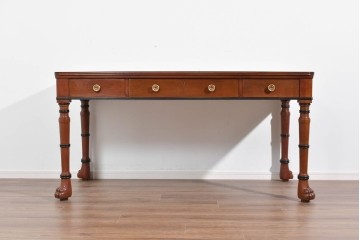 中古　美品　アメリカ　最高級　希少デザイン　Baker(ベーカー社)　優雅なエンパイア様式のデスク　(R-085666)