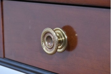 中古　美品　アメリカ　最高級　希少デザイン　Baker(ベーカー社)　優雅なエンパイア様式のデスク　(R-085666)