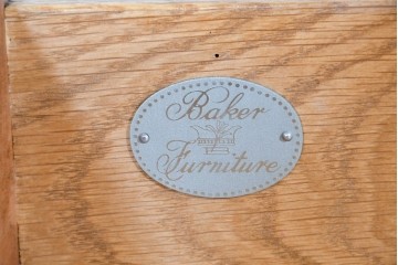 中古　美品　アメリカ　最高級　希少デザイン　Baker(ベーカー社)　優雅なエンパイア様式のデスク　(R-085666)