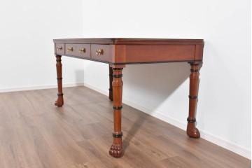 中古　美品　アメリカ　最高級　希少デザイン　Baker(ベーカー社)　優雅なエンパイア様式のデスク　(R-085666)