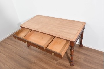 中古　美品　アメリカ　最高級　希少デザイン　Baker(ベーカー社)　優雅なエンパイア様式のデスク　(R-085666)