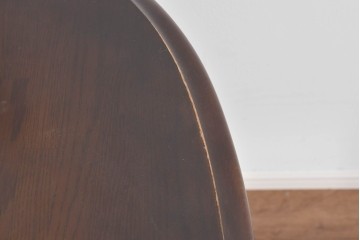 中古　飛騨産業　キツツキマーク　穂高シリーズ　ナラ材　木目の美しさと落ち着いた風合いが楽しめるエクステンションテーブル　(R-085669)