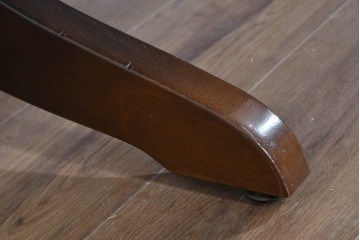 中古　飛騨産業　キツツキマーク　穂高シリーズ　ナラ材　木目の美しさと落ち着いた風合いが楽しめるエクステンションテーブル　(R-085669)