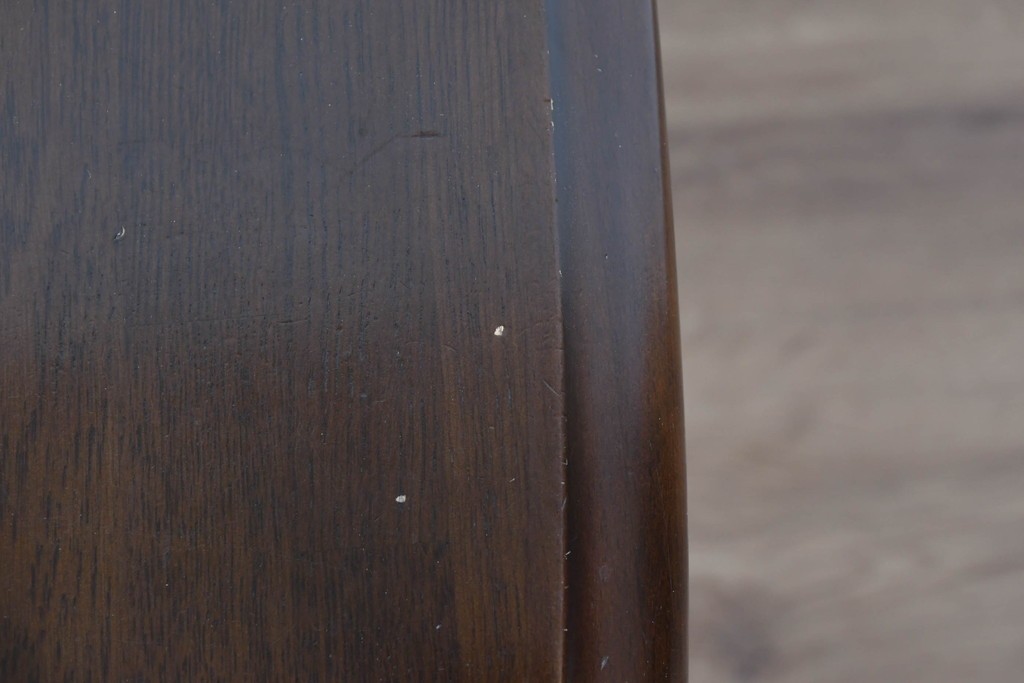 中古　飛騨産業　キツツキマーク　穂高シリーズ　ナラ材　木目の美しさと落ち着いた風合いが楽しめるエクステンションテーブル　(R-085670)