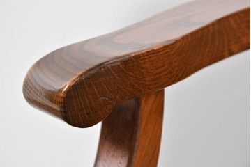 中古　三越家具(現カントリーハウス)　Brugge(ブルージュ)　クラシカルな草花文様のアームチェア2脚セット　(R-085671)