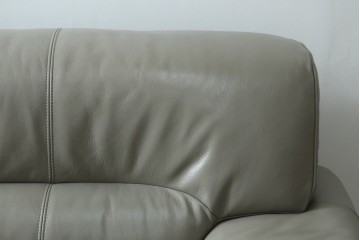 中古　美品　IDC大塚家具　L/S STYLISH-37(エルエススタイリッシュ37)　本革の上質な風合いが魅力のカウチソファ　定価約43万円　(R-085679)