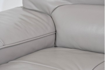 中古　美品　IDC大塚家具　L/S STYLISH-37(エルエススタイリッシュ37)　本革の上質な風合いが魅力のカウチソファ　定価約43万円相当　(R-085679)