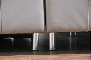 中古　美品　IDC大塚家具　L/S STYLISH-37(エルエススタイリッシュ37)　本革の上質な風合いが魅力のカウチソファ　定価約43万円相当　(R-085679)