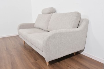 中古　美品　展示品　IDC大塚家具　コンパクトなサイズ感が嬉しいCAS-Dラブソファ　定価約13万円相当　(R-085680)