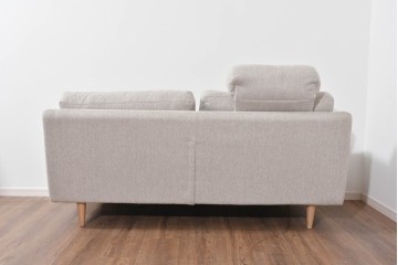 中古　美品　展示品　IDC大塚家具　コンパクトなサイズ感が嬉しいCAS-Dラブソファ　定価約13万円相当　(R-085680)