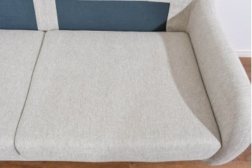 中古　美品　展示品　IDC大塚家具　コンパクトなサイズ感が嬉しいCAS-Dラブソファ　定価約13万円相当　(R-085680)