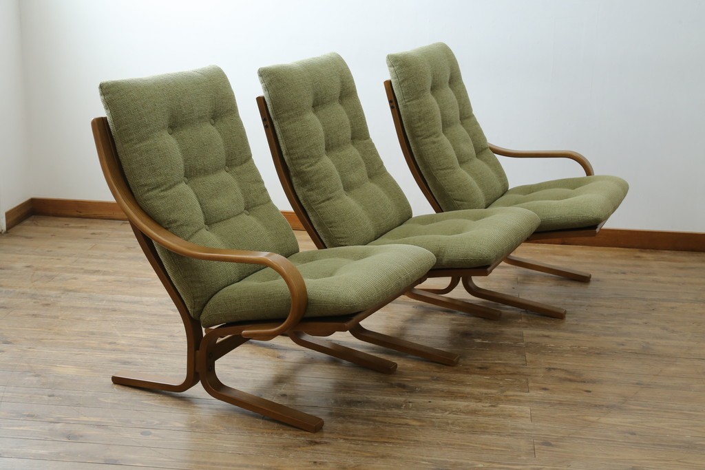 中古　美品　FUJI FURNITURE(冨士ファニチア)　Agio(アージオ)　オーク材　組み替え自由でインテリアの幅が広がるナチュラルモダンな3人掛けソファ　(R-085683)