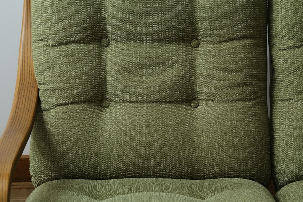 中古　美品　FUJI FURNITURE(冨士ファニチア)　Agio(アージオ)　オーク材　組み替え自由でインテリアの幅が広がるナチュラルモダンな3人掛けソファ　(R-085683)