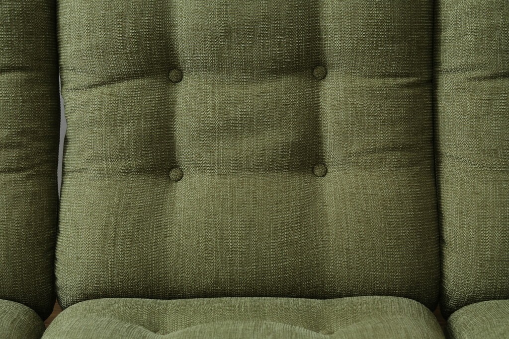 中古　美品　FUJI FURNITURE(冨士ファニチア)　Agio(アージオ)　オーク材　組み替え自由でインテリアの幅が広がるナチュラルモダンな3人掛けソファ　(R-085683)