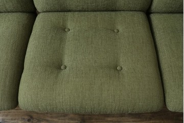 中古　美品　FUJI FURNITURE(冨士ファニチア)　Agio(アージオ)　オーク材　組み替え自由でインテリアの幅が広がるナチュラルモダンな3人掛けソファ　(R-085683)