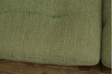中古　美品　FUJI FURNITURE(冨士ファニチア)　Agio(アージオ)　オーク材　組み替え自由でインテリアの幅が広がるナチュラルモダンな3人掛けソファ　(R-085683)