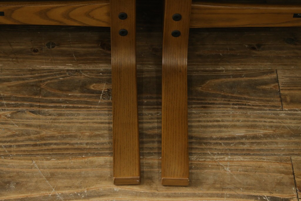 中古　美品　FUJI FURNITURE(冨士ファニチア)　Agio(アージオ)　オーク材　組み替え自由でインテリアの幅が広がるナチュラルモダンな3人掛けソファ　(R-085683)