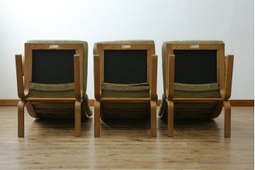 中古　美品　FUJI FURNITURE(冨士ファニチア)　Agio(アージオ)　オーク材　組み替え自由でインテリアの幅が広がるナチュラルモダンな3人掛けソファ　(R-085683)