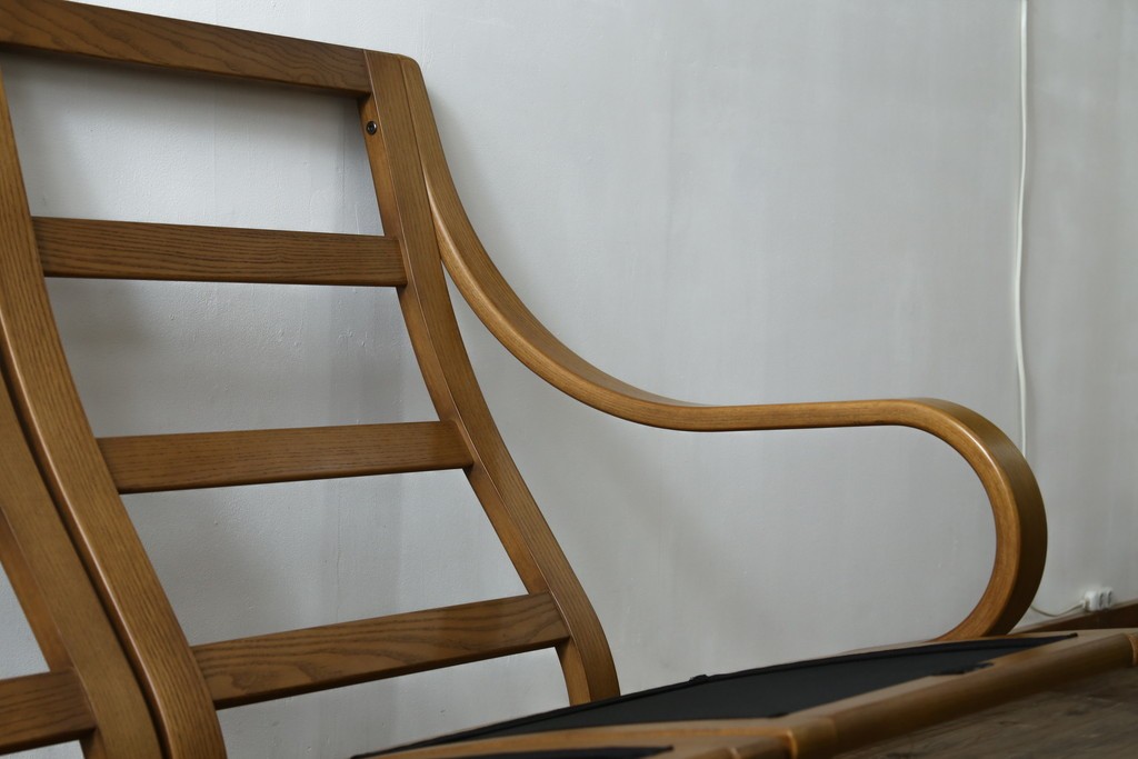 中古　美品　FUJI FURNITURE(冨士ファニチア)　Agio(アージオ)　オーク材　組み替え自由でインテリアの幅が広がるナチュラルモダンな3人掛けソファ　(R-085683)