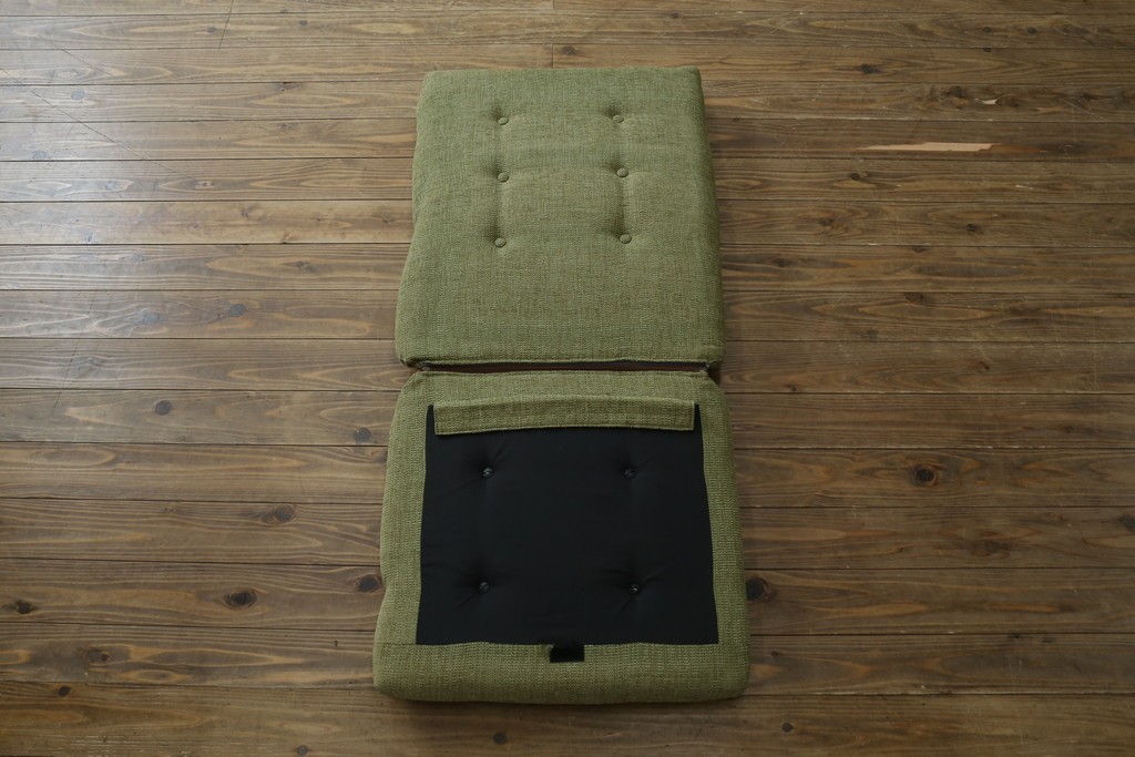 中古　美品　FUJI FURNITURE(冨士ファニチア)　Agio(アージオ)　オーク材　組み替え自由でインテリアの幅が広がるナチュラルモダンな3人掛けソファ　(R-085683)