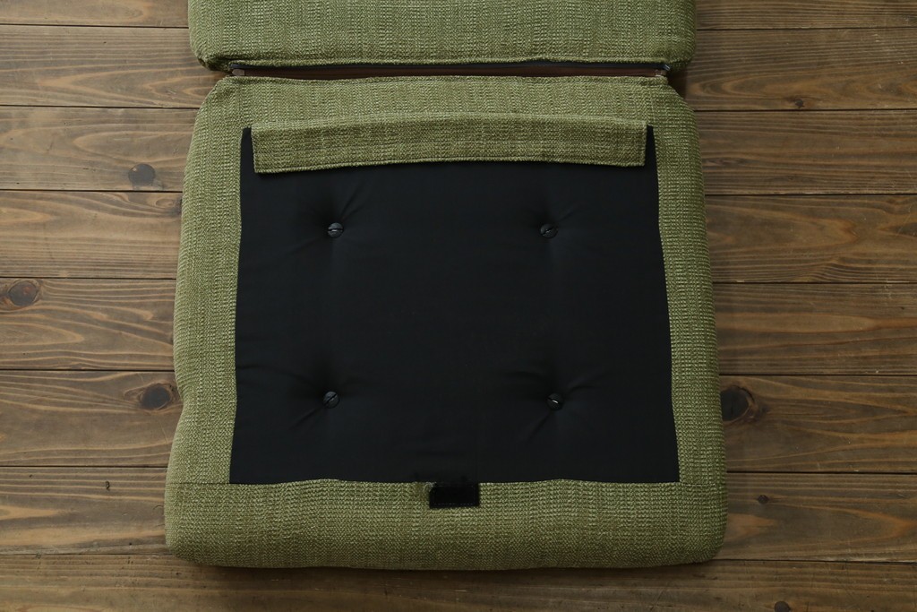 中古　美品　FUJI FURNITURE(冨士ファニチア)　Agio(アージオ)　オーク材　組み替え自由でインテリアの幅が広がるナチュラルモダンな3人掛けソファ　(R-085683)