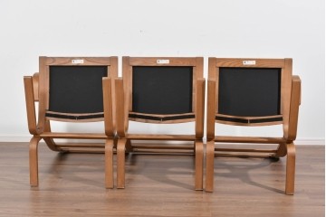 中古　美品　FUJI FURNITURE(冨士ファニチア)　Agio(アージオ)　オーク材　組み替え自由でインテリアの幅が広がるナチュラルモダンな3人掛けソファ　(R-085683)