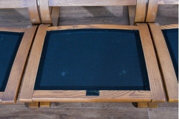 中古　美品　FUJI FURNITURE(冨士ファニチア)　Agio(アージオ)　オーク材　組み替え自由でインテリアの幅が広がるナチュラルモダンな3人掛けソファ　(R-085683)