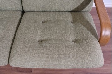 中古　美品　FUJI FURNITURE(冨士ファニチア)　Agio(アージオ)　オーク材　組み替え自由でインテリアの幅が広がるナチュラルモダンな3人掛けソファ　(R-085683)