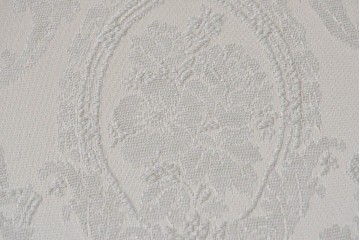 中古　超美品　特注品　国産職人手作り　某上場企業会長邸放出品　優雅な織り模様が映えるドレクセル風の一人掛けソファ2脚　製作費(1脚)約50万円　(R-085685)