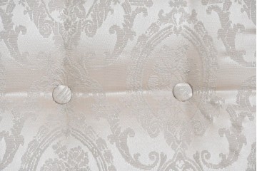 中古　超美品　特注品　国産職人手作り　某上場企業会長邸放出品　優雅な織り模様が映えるドレクセル風の一人掛けソファ2脚　製作費(1脚)約50万円　(R-085685)