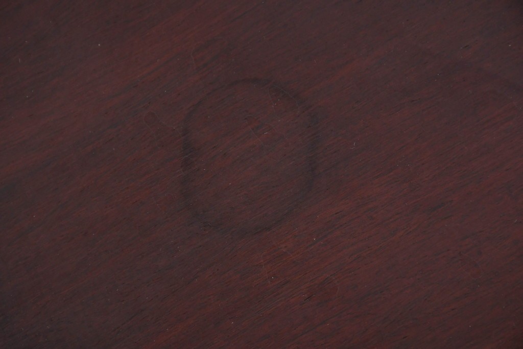 アジアンヴィンテージ　希少デザイン　花梨(カリン)材　螺鈿象嵌が美しい唐木のロッキングチェア　(R-085687)