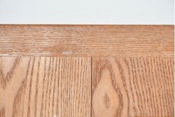 和製ヴィンテージ　国産　職人手作り　タモ無垢材　重厚でしっかりとした作りのアームチェア　(R-085688)