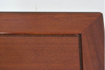 アジアンヴィンテージ　花梨材(カリン)　深みのある木肌と端正な框組が美しいコンソールテーブル　(R-085689)