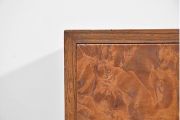 和製ヴィンテージ　左右非対称の引き出し構成が目を惹く小振りチェスト　(R-085690)