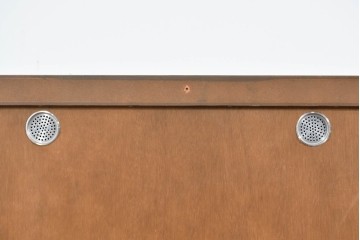 中古　美品　maruni(マルニ木工)　地中海ロイヤルシリーズ(ROYAL)　ガラス扉がアクセントになる落ち着いた佇まいのサイドボード　定価約55万円　(R-085691)