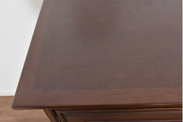 中古　美品　maruni(マルニ木工)　地中海ロイヤルシリーズ(ROYAL)　ガラス扉がアクセントになる落ち着いた佇まいのサイドボード　定価約55万円　(R-085691)