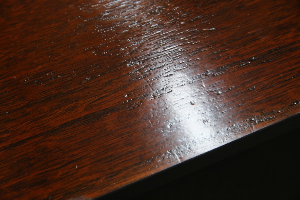 中古　アジア民芸家具　李朝デザイン　装飾性と機能性を兼ね備えた薬箪笥　(R-085694)