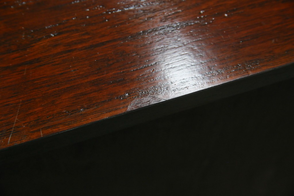 中古　アジア民芸家具　李朝デザイン　装飾性と機能性を兼ね備えた薬箪笥　(R-085694)