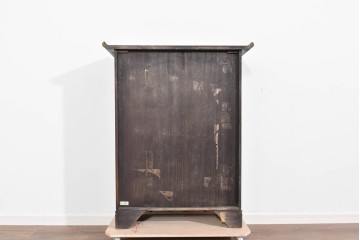 中古　アジア民芸家具　李朝デザイン　装飾性と機能性を兼ね備えた薬箪笥　(R-085694)