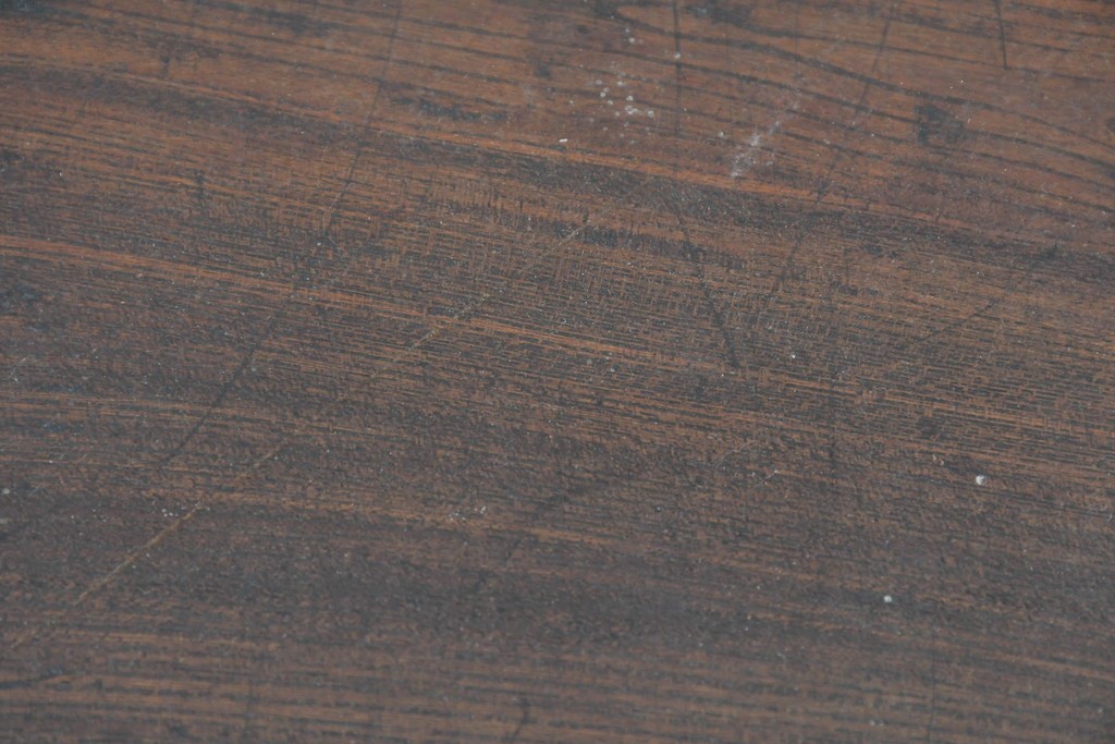 和製アンティーク　変わりデザイン!!　前面欅(ケヤキ)材の小振りな収納棚　(R-085698)