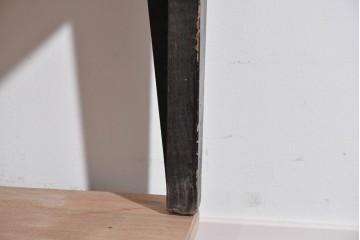 和製ヴィンテージ　木枠とガラスのシンプルな構成が魅力のガラスケース　(R-085700)