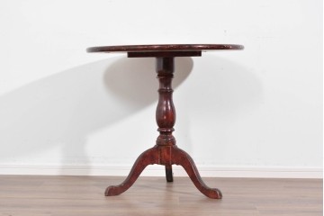 アジアンヴィンテージ　オリエンタル　風景画をあしらったティルトトップコーヒーテーブル　(R-085702)