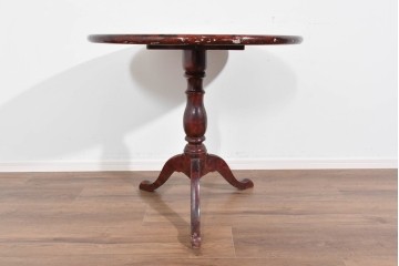 アジアンヴィンテージ　オリエンタル　風景画をあしらったティルトトップコーヒーテーブル　(R-085702)